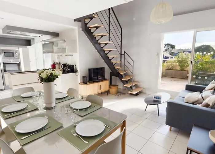 아파트 Duplex Terrasse Place Du Marche La Baule